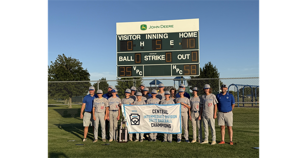 Congrats to the Intermediates ! On to Intermediate 50/70 World Series!!