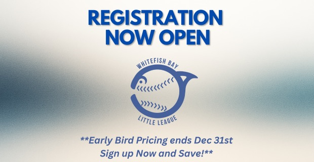 Little League Registration Opens December 3rd!